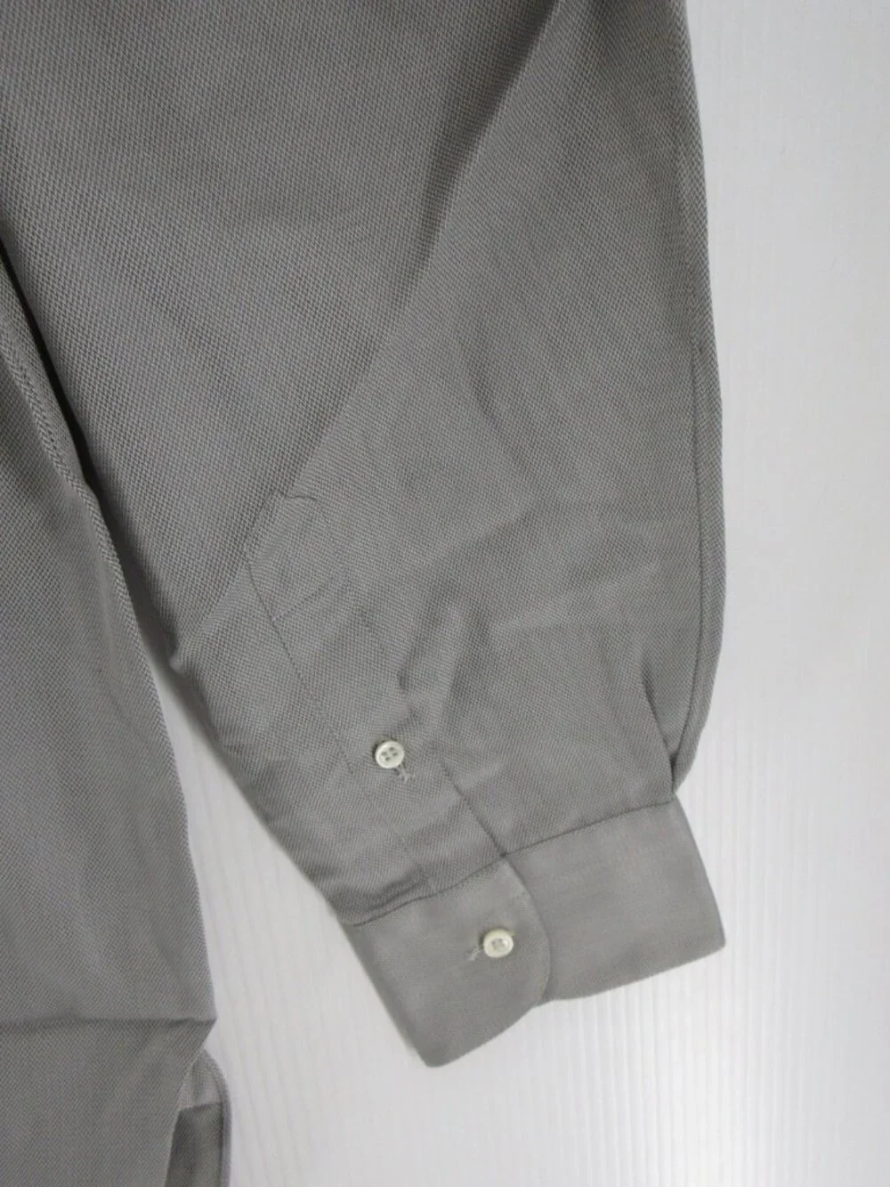 Lorenzini Shirt 17.5 L Neiman Marcus Micro Herringbone Italy VGT NEW
